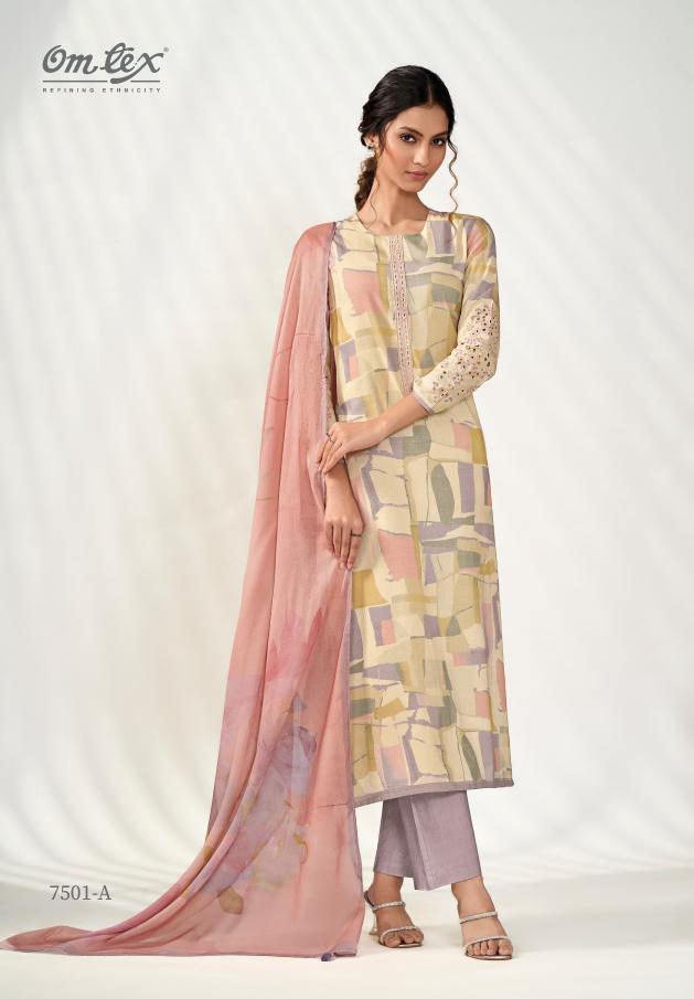 Omtex Vastra Catalog Lawn Cotton salwar suit