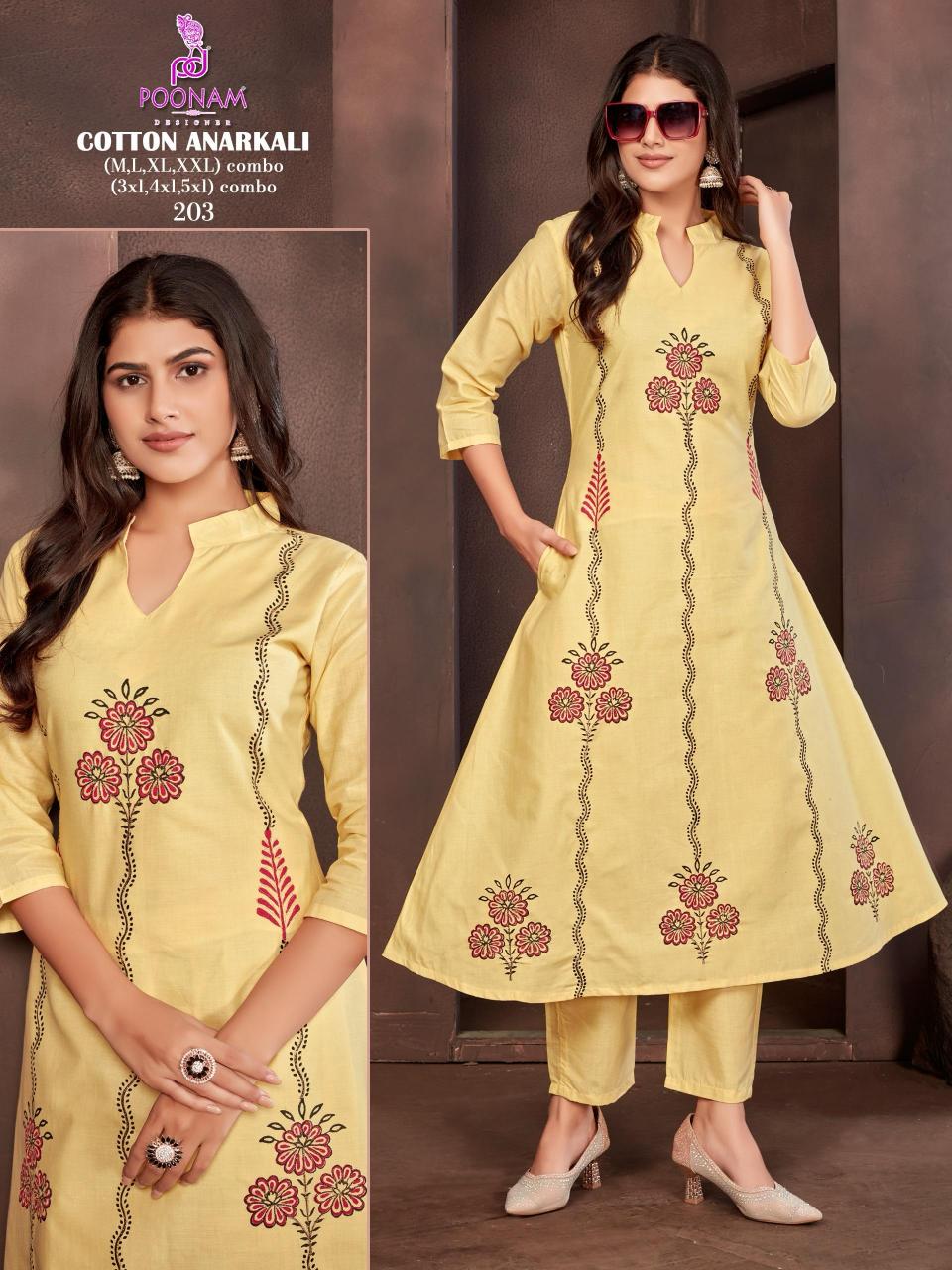 Poonam Cotton Anarkali catalog hsn code for kurti in india