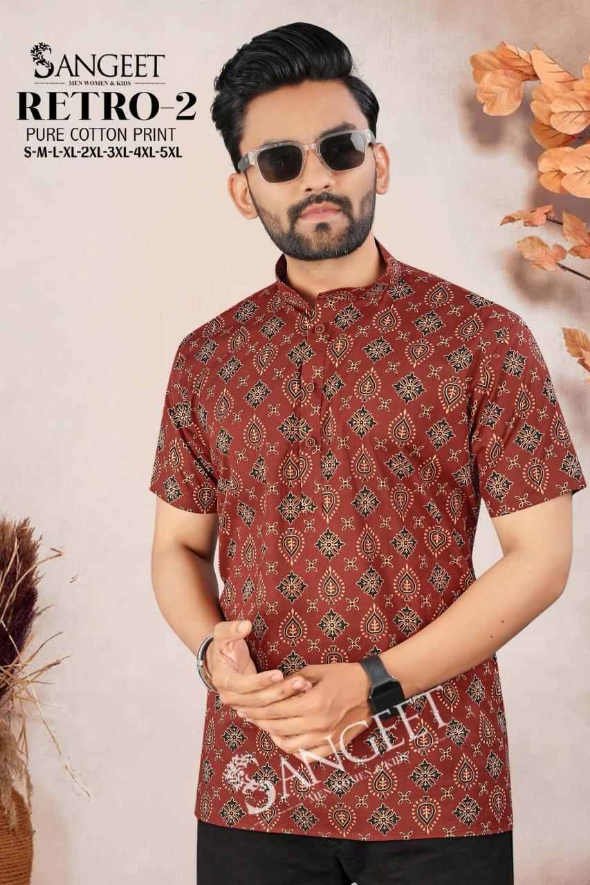 Sangeet Retro vol 2 Catalog Cotton Mens Shirt 