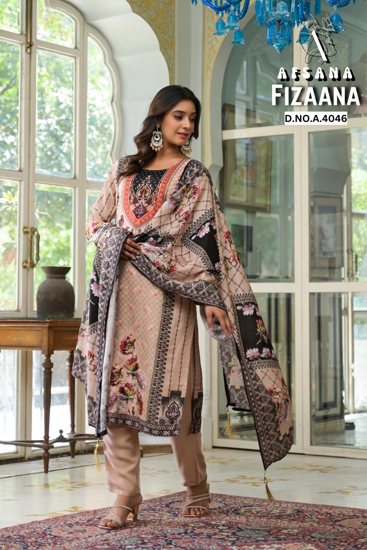 Afsana Fizaana catalog pakistani pathani suit 2025