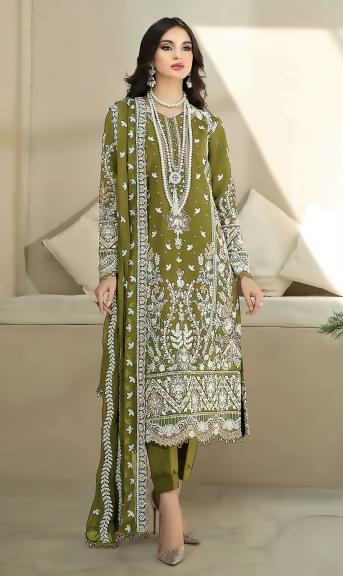 Alzohaib Az Aafa 1196 Catalog pakistani straight suit with price