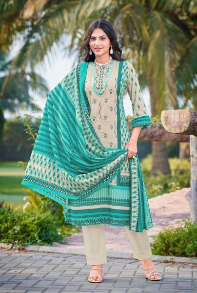 Alzohaib Az Ruaab vol 1 catalog Cotton Duppatta pakistani party wear salwar suit