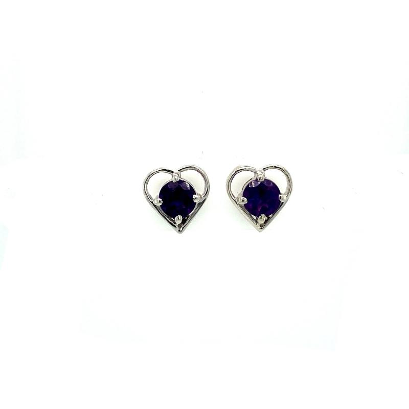 Amethyst Earring in 925 Sterling Silver KST 51112 silver jewellery set