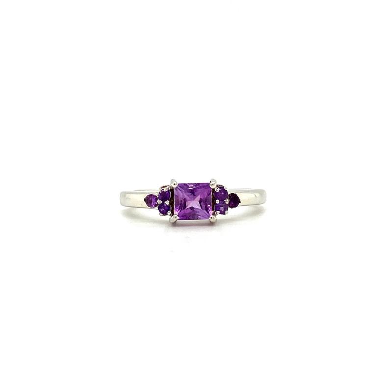 Amethyst Ring in 925 Sterling Silver KSR 18412 silver shine jewellery