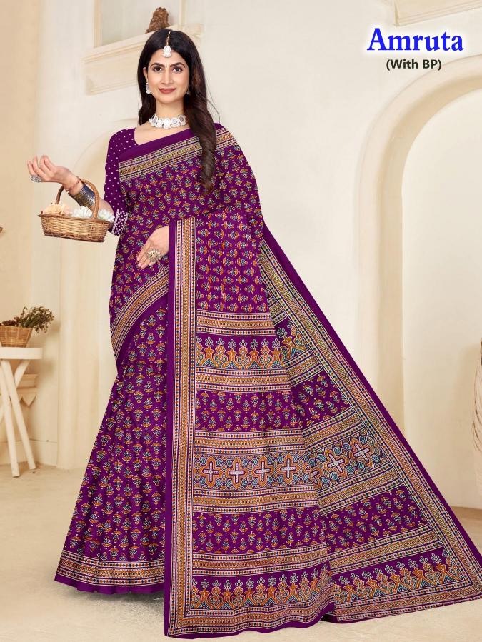 Amruta – Cotton Saree - Wholesale Catalog