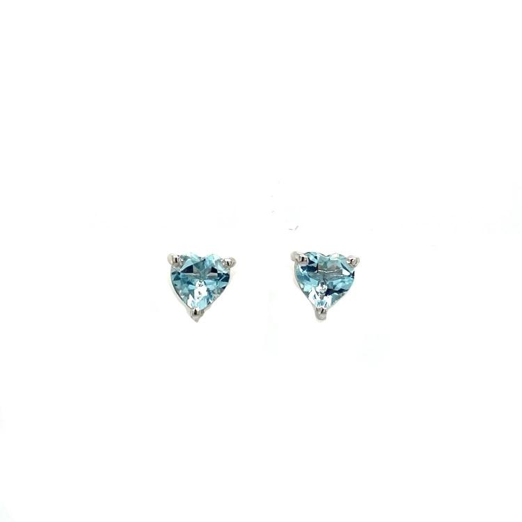 Aquamarine Earring in 925 Sterling Silver KST 58432 silver look alike jewellery