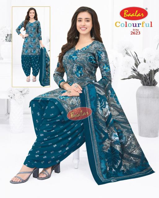 Baalar Colourful Vol-26 - Dress Material - Wholesale Catalog