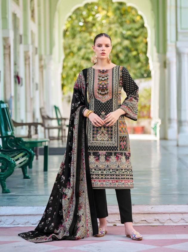 Belliza Haseen Catalog dress materials wholesaler in surat