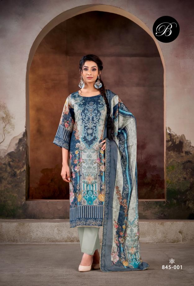 BelliZa Kanika vol 3 catalog ladies dress materials wholesale bazaar