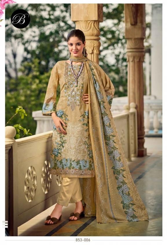 Belliza Naira Vol 107 catalog pure cotton dress material in surat