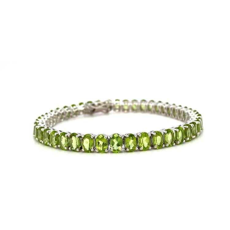 Citrine Bracelet in 925 Sterling Silver - KSD 49555 Catalog buy wholesale artificial jewellery online india