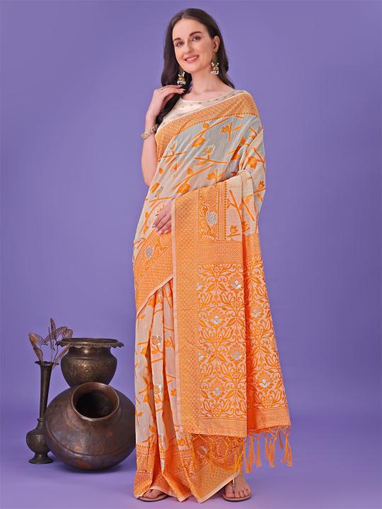 Dazira Cotton Club vol 2 catalog linen sarees online shopping site in surat