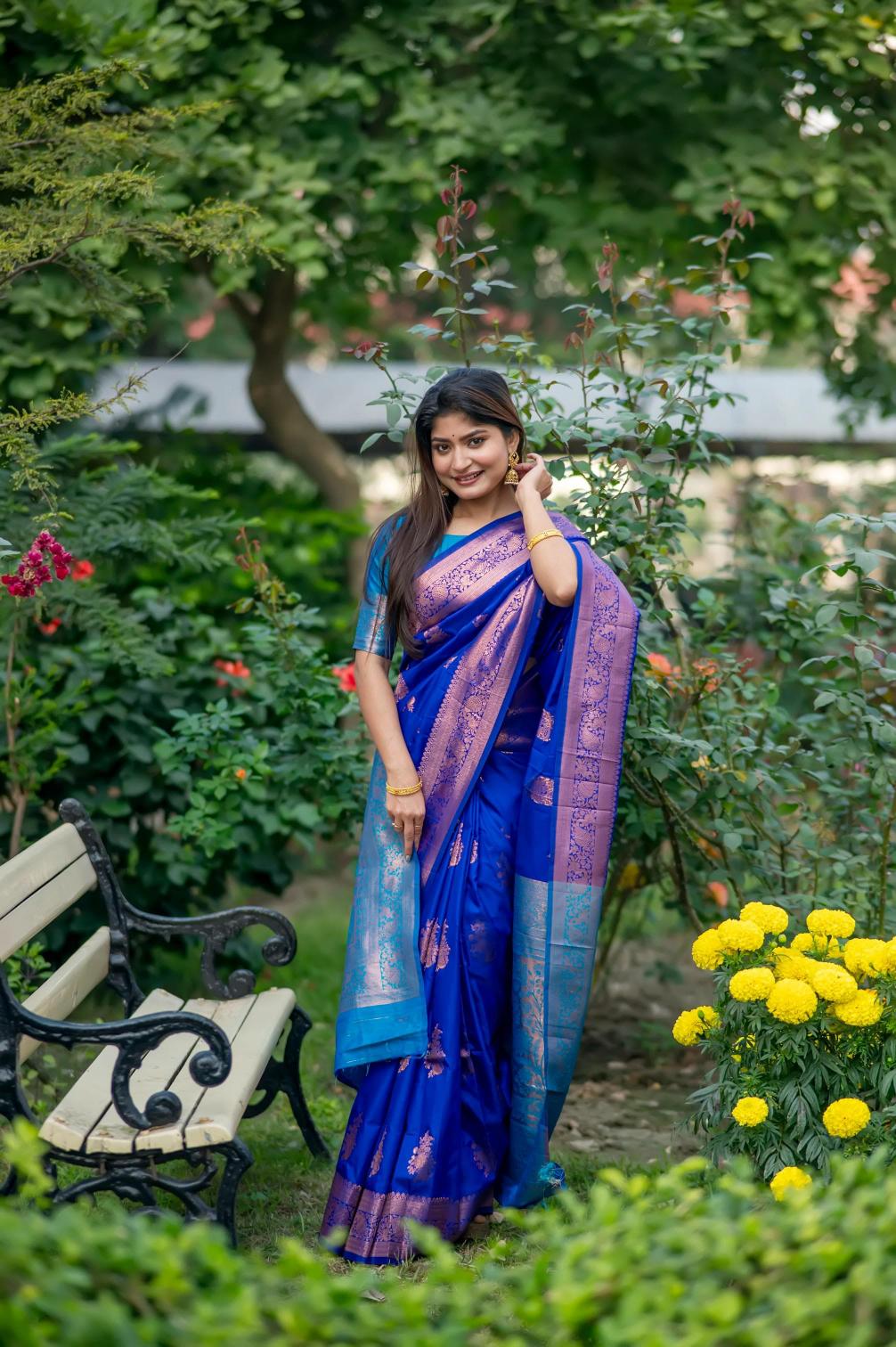 Dazira Premium Soft Banarasi Katan Silk catalog sarees of southern india