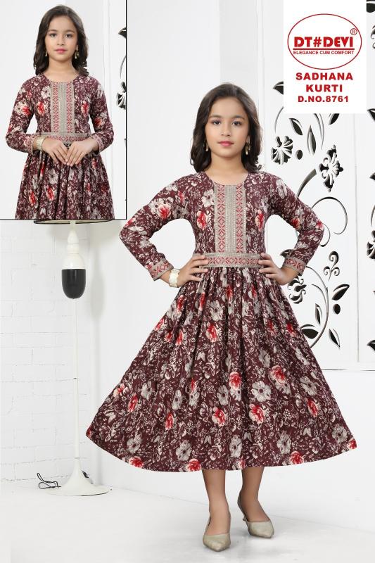 Dt Devi Sadhana 8761 catalog kids wear wholesale near me