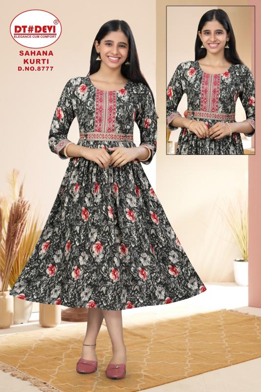 Dt Devi Sahana 8777 catalog kids wear wholesale price
