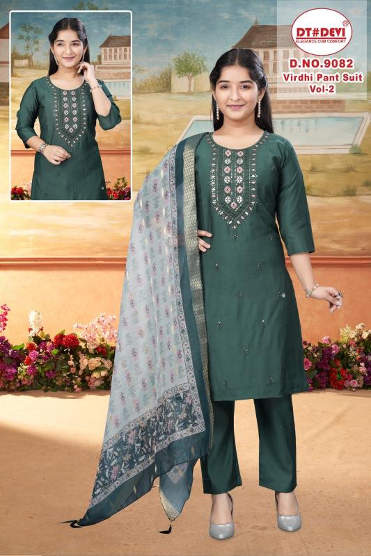Dt Devi Virdhi Pant Suit Vol 2 catalog wholesale market kids wear