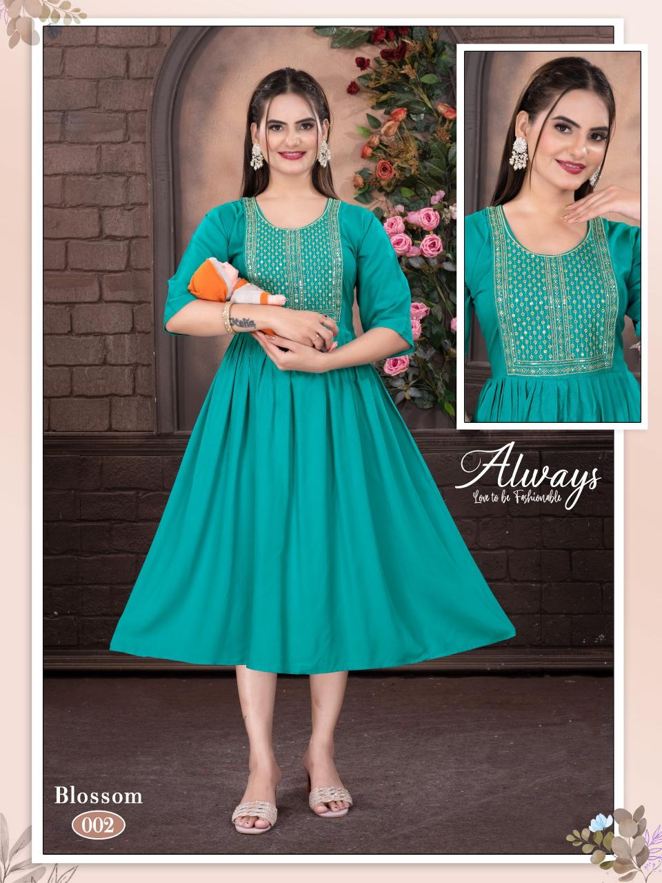 FT Blossom vol.0.1 catalog north indian style kurti