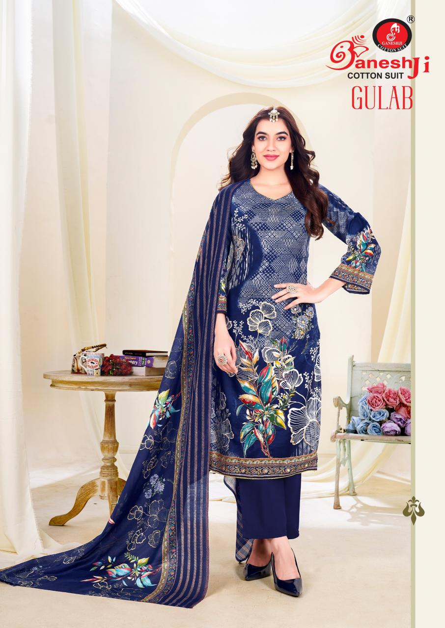Ganeshji Gulab Vol-01 - Dress Material  - Wholesale Catalog