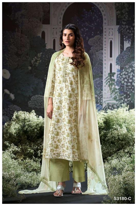 Ganga Brita 3180 catalog wholesale salwar kameez mart