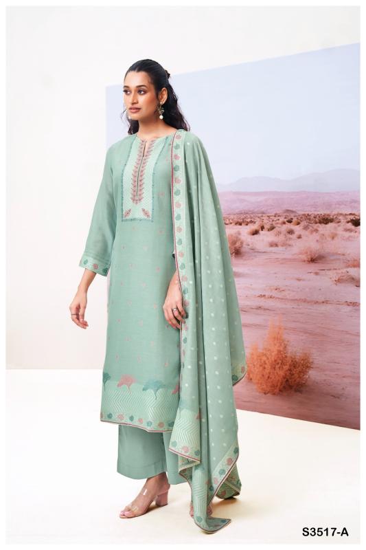 Ganga Cracia 3517 catalog salwar kameez wholesale in kolkata