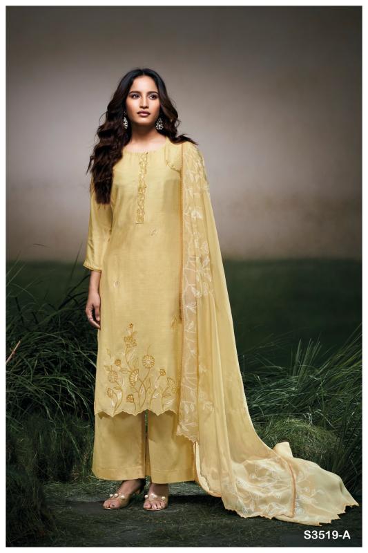 Ganga Elayna 3519 catalog wholesalers for salwar kameez in mumbai