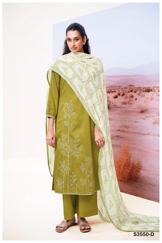 Ganga Isheeta 3550 catalog salwar kameez surat wholesale
