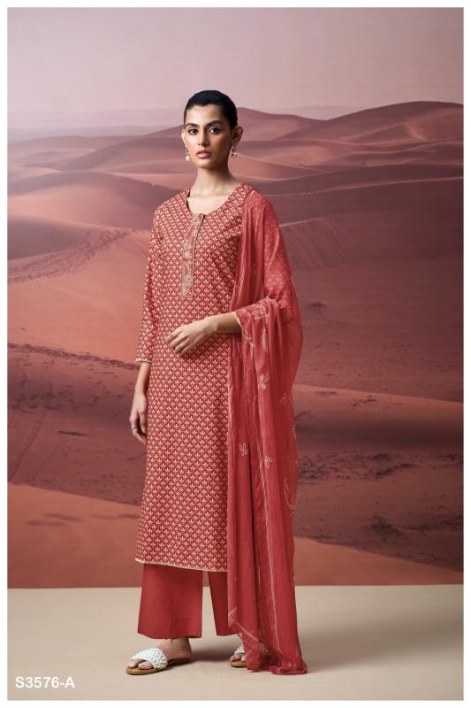 Ganga Kairavi 3576 catalog designer salwar kameez at wholesale price