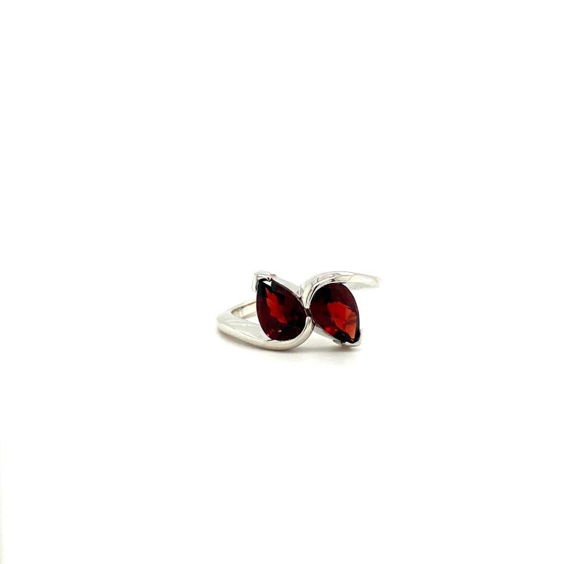 Garnet Ring in 925 Sterling Silver KSR 19913 silver cravings jewellery