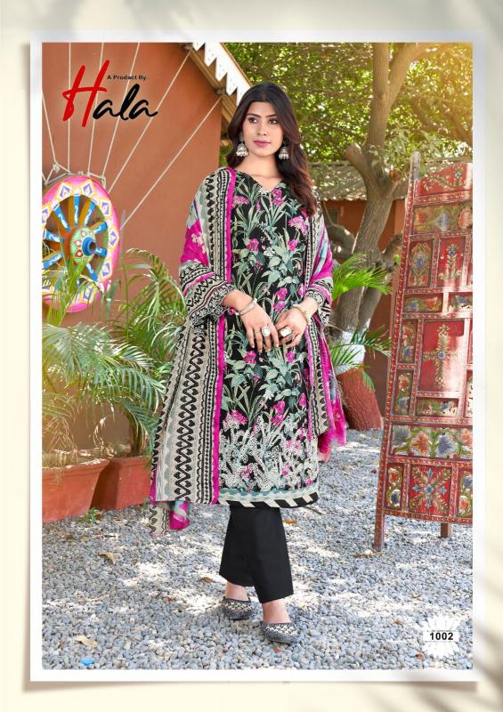 Hala Mira Nur vol 1 catalog wholesale dealers for dress materials in delhi
