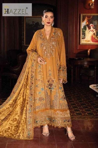 Hazzel 316 , 317 catalog Chiffon Duppatta pakistani suits online india wholesale