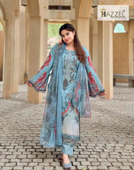 Hazzel MARIA B 0308 Catalog pakistani cotton suits 2025