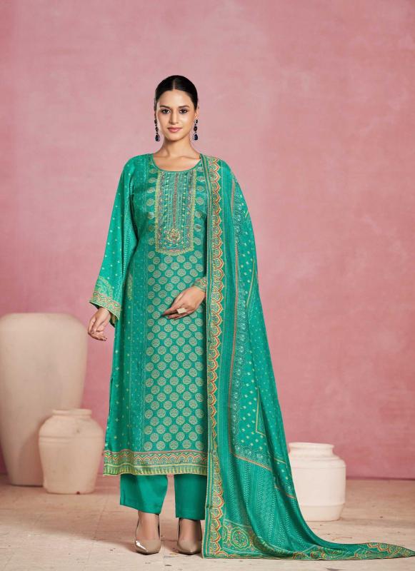 Karva Ajrakh catalog wholesale salwar kameez fabric