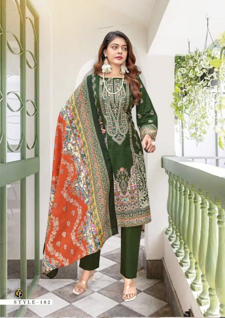 KevalFab Jazmin Vol-01 - Karachi Dress Material  - Wholesale Catalog