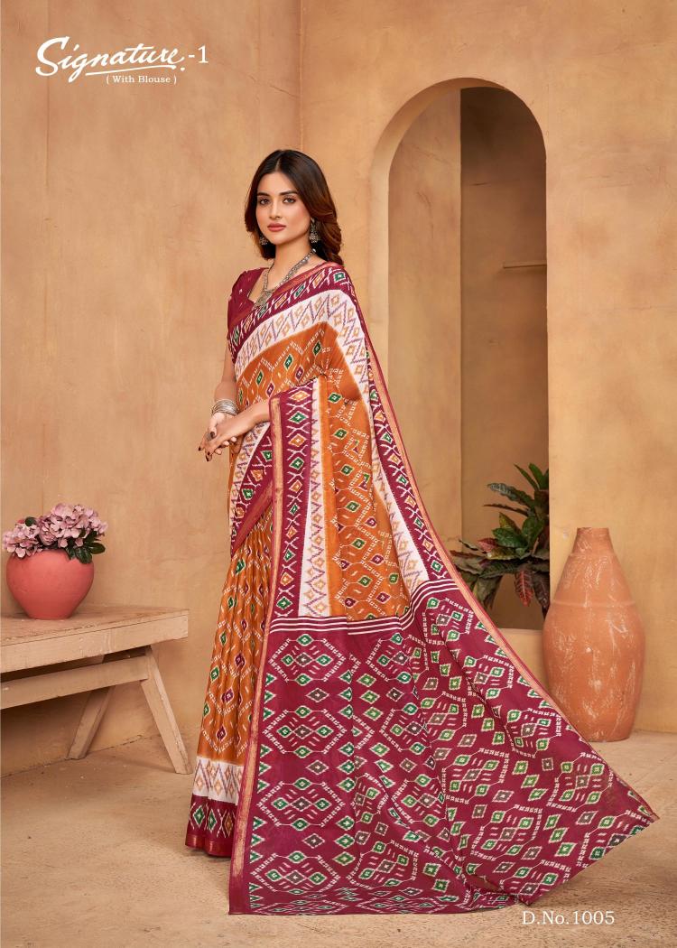 Lakhani Signature Vol-01 – Cotton Sarees - Wholesale Catalog