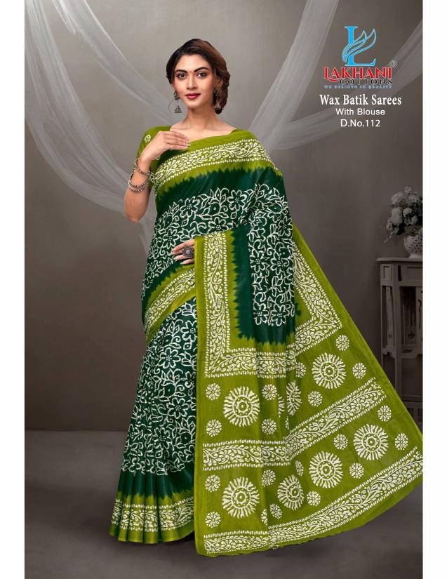 Lakhani Wax Batik Vol-01 – Cotton Saree - Wholesale Catalog