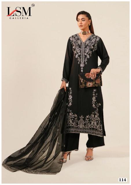 LSM Black & White Vol-01 – Karachi Dress Material - Wholesale Catalog