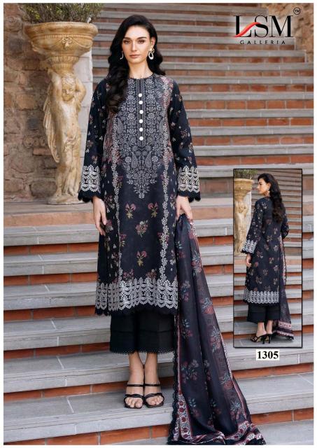 LSM Parian Dream Vol-13 – Karachi Dress Material - Wholesale Catalog