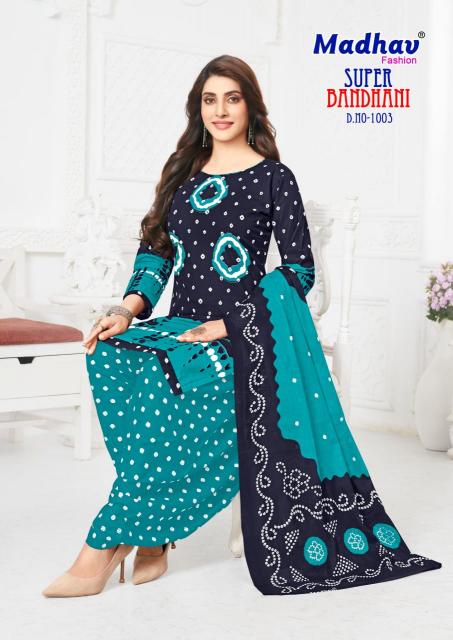 Madhav Super Bandhani Vol-1 – Dress Material - Wholesale Catalog