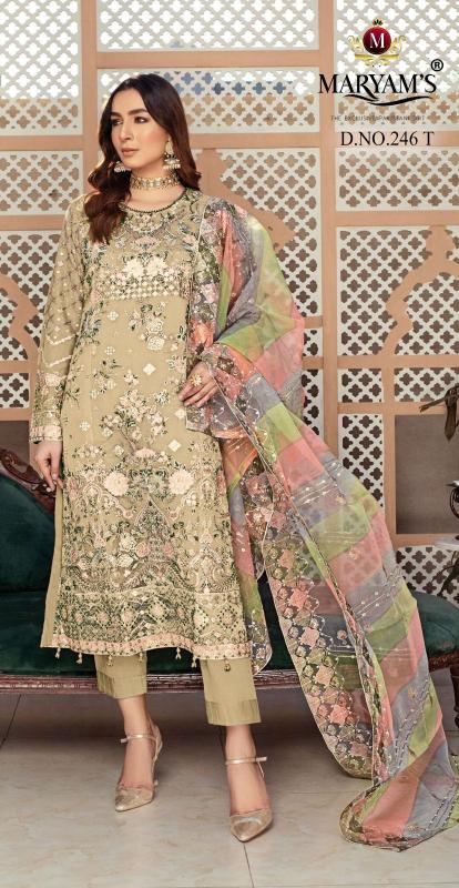 Maryams M 246 Catalog pakistani salwar suit in bangalore