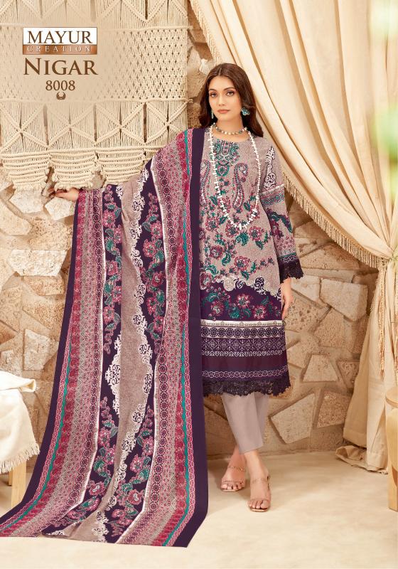 Mayur Nigar Vol-08 - Karachi Dress Material - Wholesale Catalog