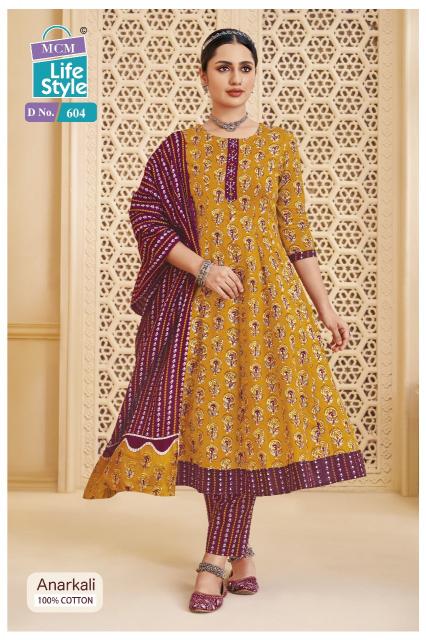 MCM Anarkali Vol-6 – Anarkali Style Kurti With Pant Dupatta - Wholesale Catalog