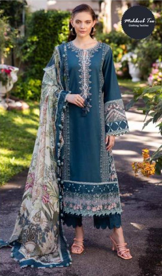 Mehboob Tex 1616 Catalog Cotton Dupatta pakistani cotton suits uk