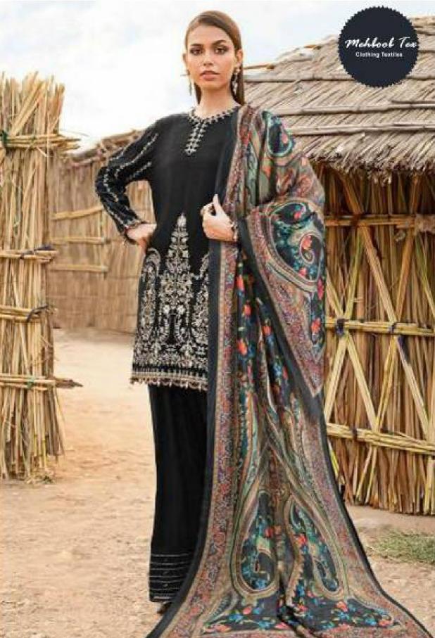 Mehboob Tex 1625 Catalog Cotton Dupatta pakistani cotton suits on india
