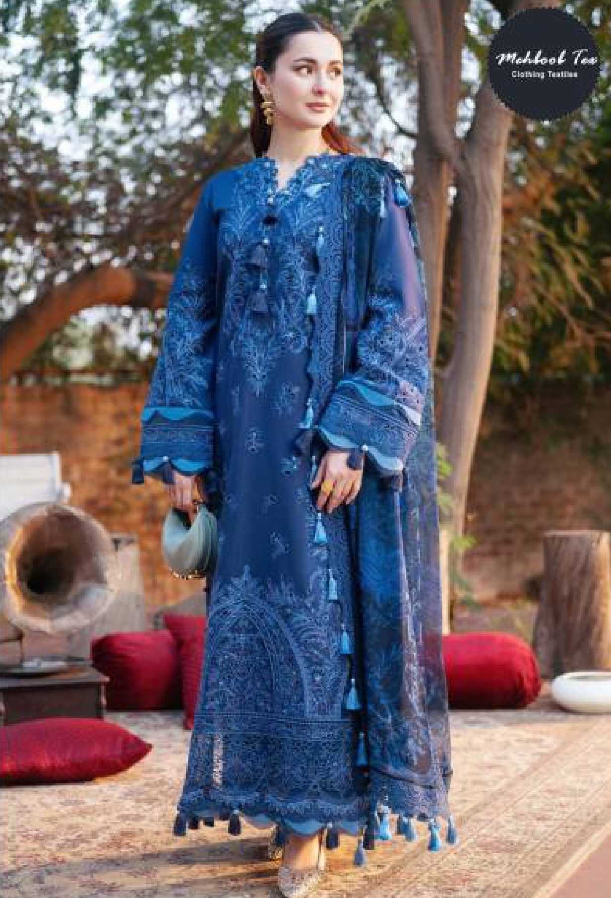 Mehboob Tex 1627 catalog Cotton Dupatta pakistani cotton suits online uk