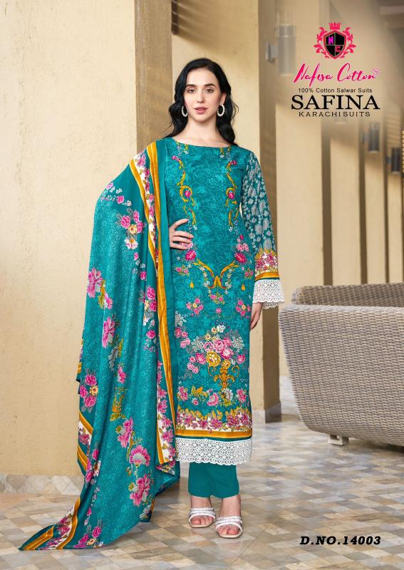 Nafisa Safina Vol-14 – Karachi Dress Material - Wholesale Catalog