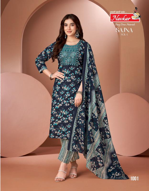 Navkar Sajna Vol 1 Catalog cotton indian kurtis