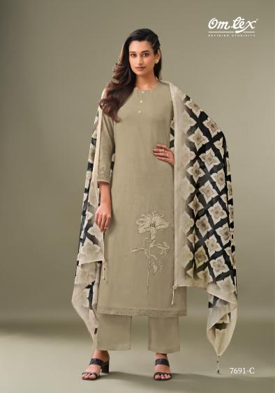 Omtex Estiva Catalog salwar kameez dress materials wholesale