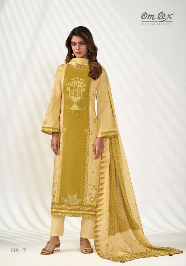 Omtex Poshak Catalog wholesale salwar kameez suits