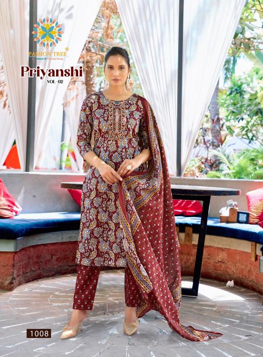 Passion Tree Priyanshi Vol 2 catalog kurti low price wholesale market in india