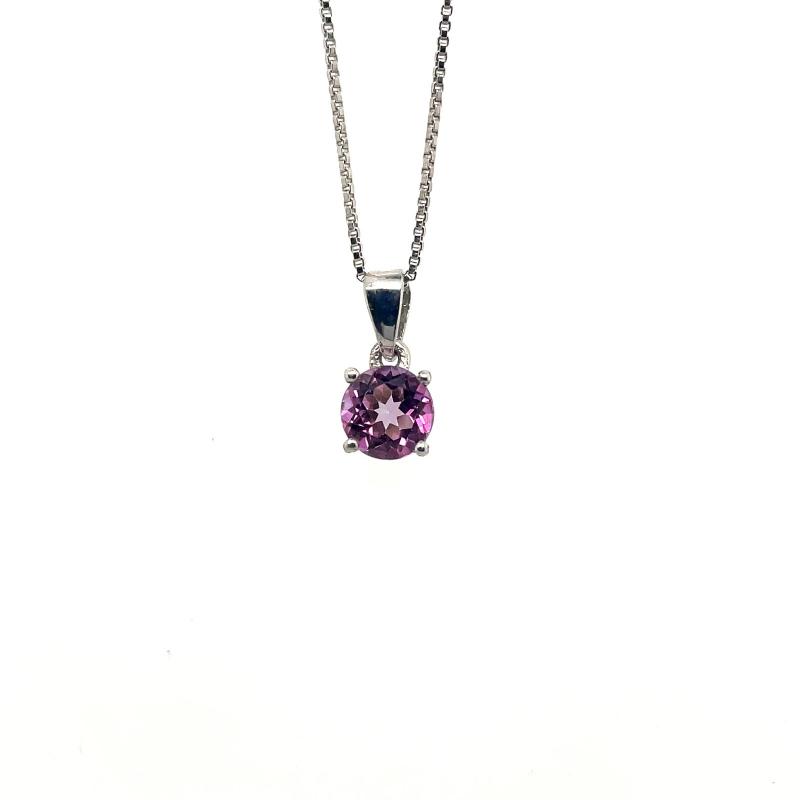 Pink Topaz Pendant in 925 Sterling Silver KSP 33818 silver pendant with stone for female